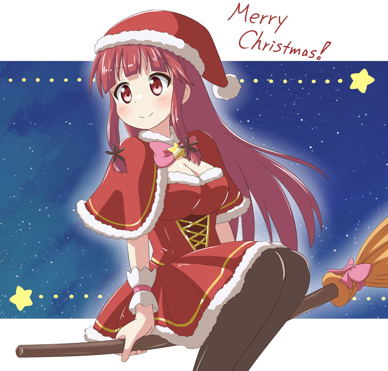 christmas dress koisuru_asteroid nanog_eb1994 pantyhose sakurai_chikage