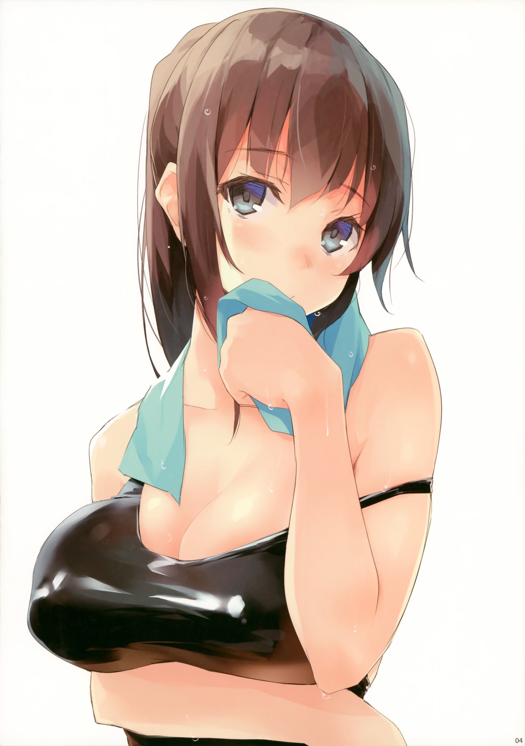 breast_hold kekemotsu swimsuits