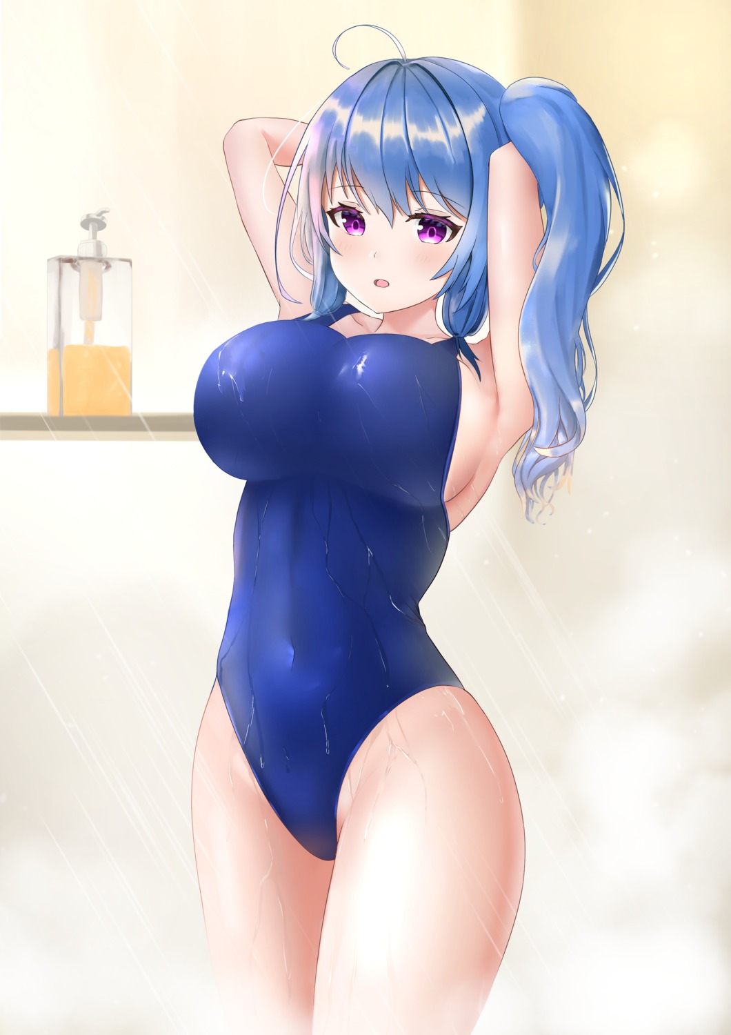 azur_lane bathing lemontea_(ekvr5838) st._louis_(azur_lane) swimsuits wet