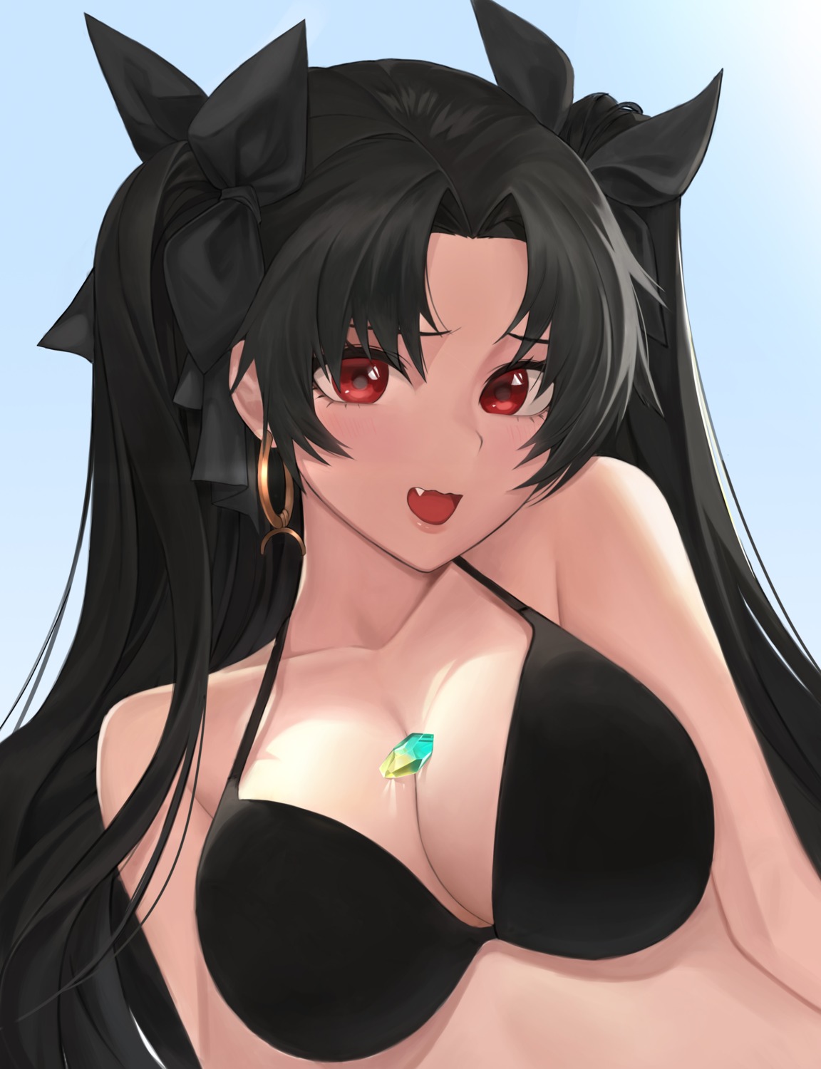 bra cleavage fate/grand_order ishtar_(fate/grand_order) moon_(yfsp7823)