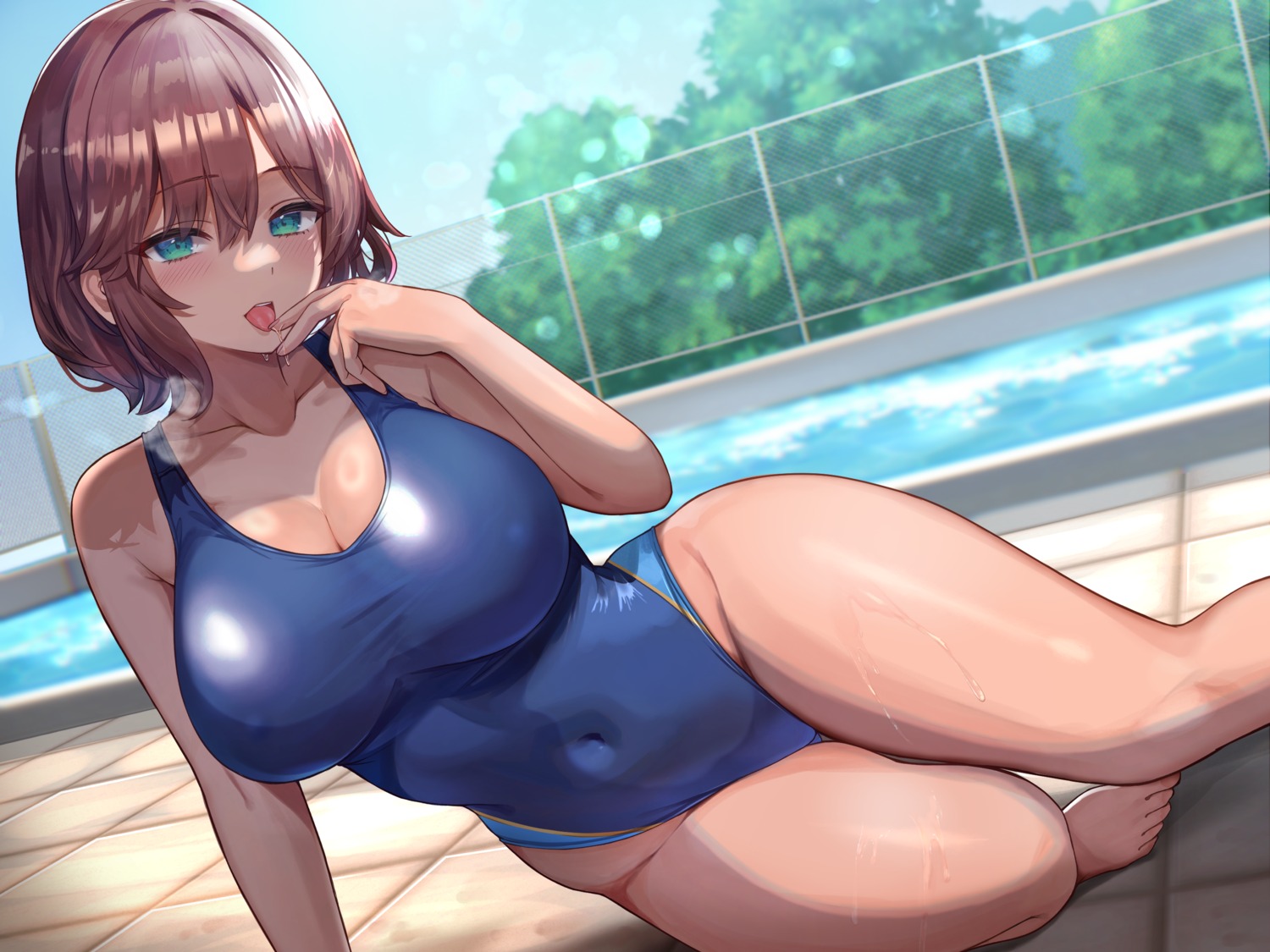 kihou_no_gotoku_dmc swimsuits wet