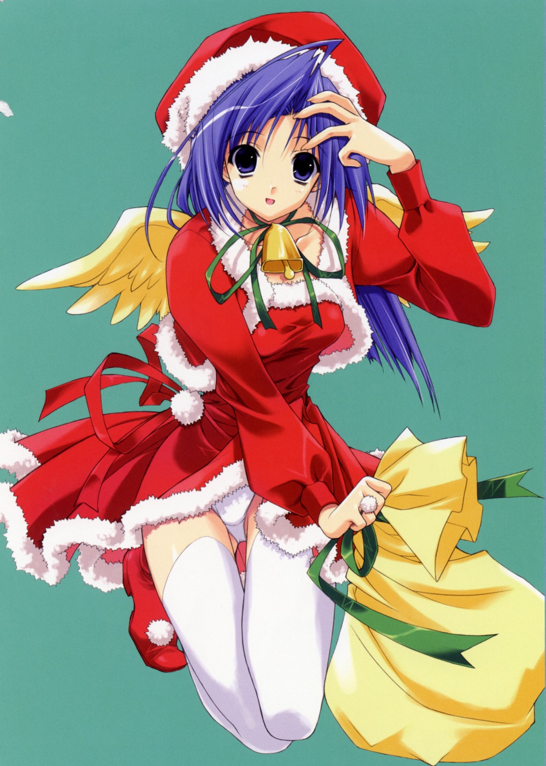 christmas pantsu suzuhira_hiro thighhighs