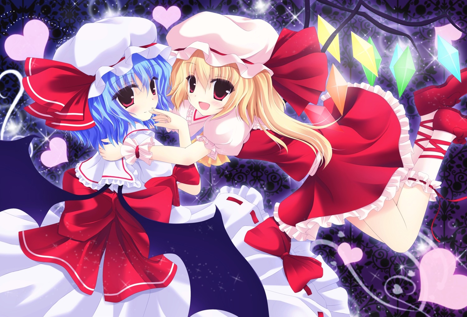 flandre_scarlet remilia_scarlet shimotsuki_keisuke touhou