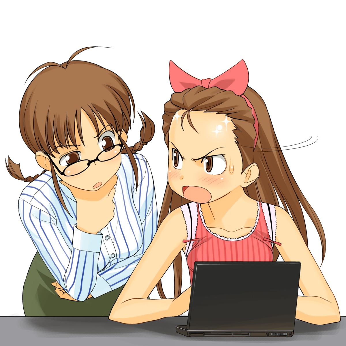 a1 akizuki_ritsuko initial-g megane minase_iori the_idolm@ster