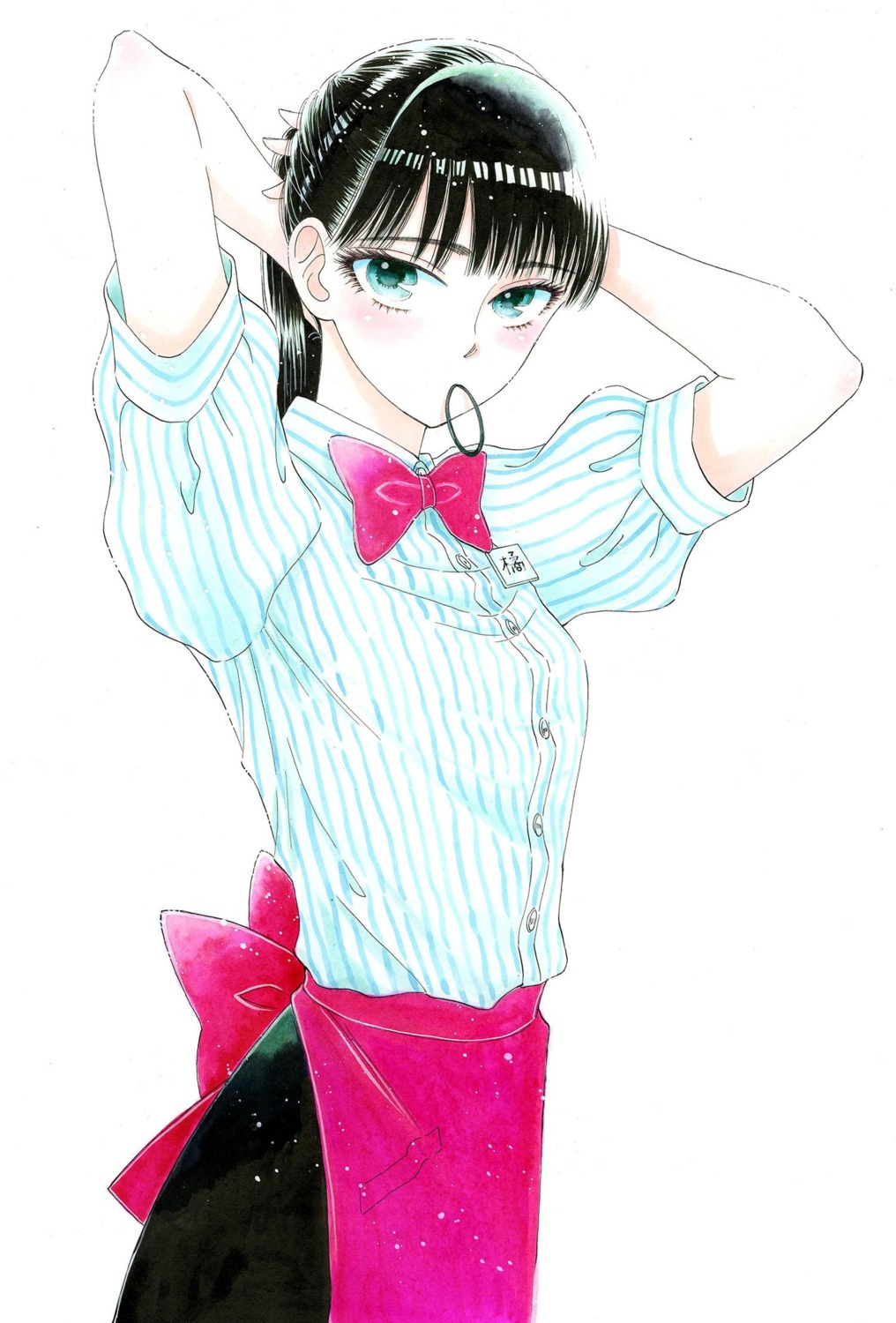 koi_wa_ameagari_no_you_ni mayuzuki_jun tachibana_akira uniform waitress