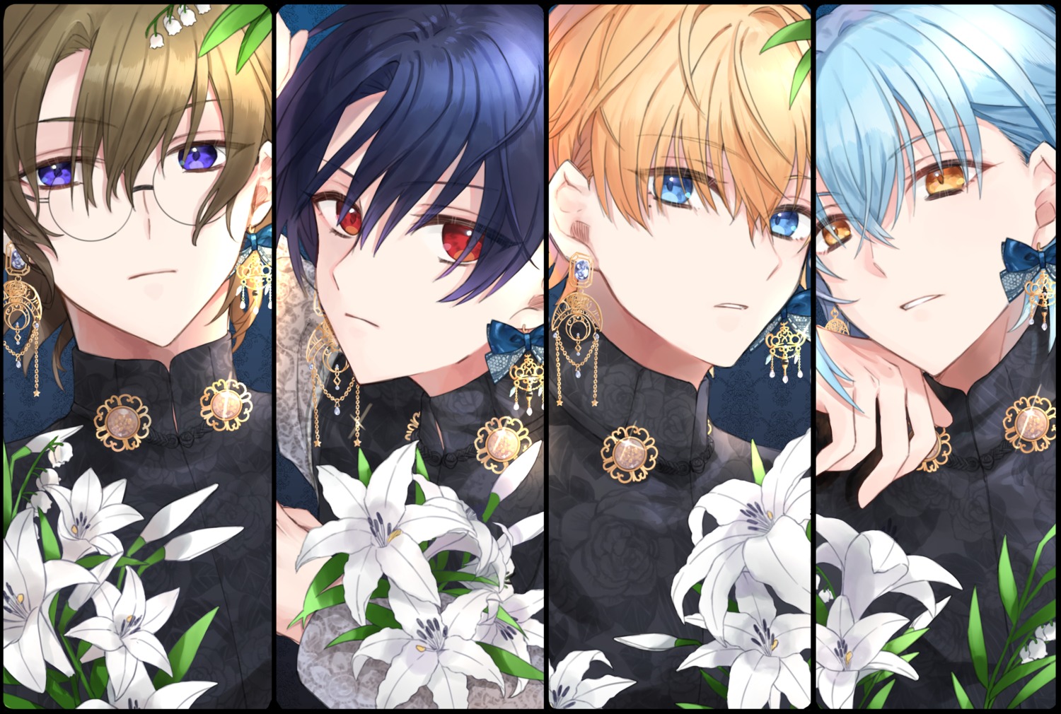 faust_lavinia heathcliff_blanchett kusano-mlgg mahoutsukai_no_yakusoku male megane nero_turner shino_sherwood