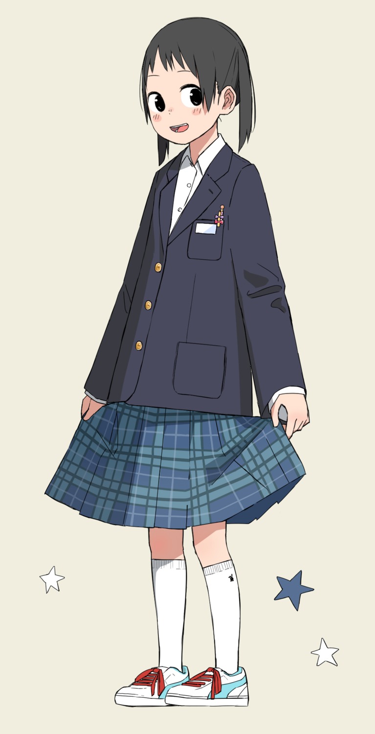 kumanoi seifuku skirt_lift