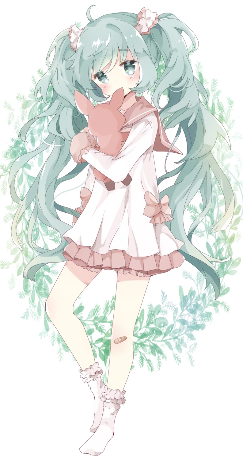 bandaid dress hatsune_miku tsukiyo_(skymint) vocaloid