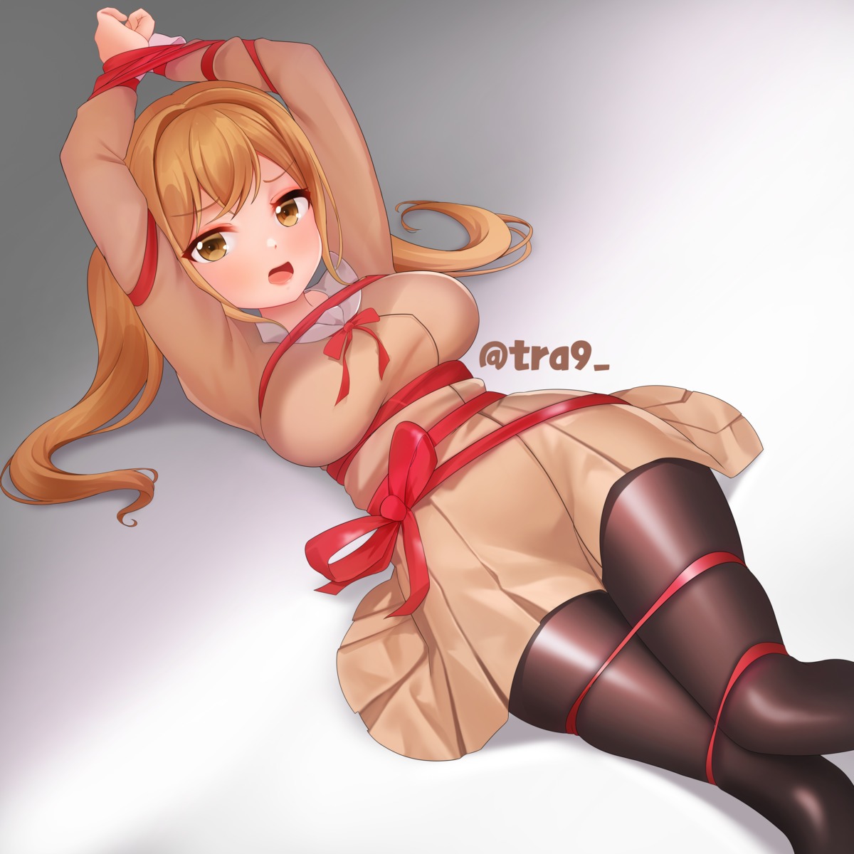 bang_dream! bondage dopamine70 ichigaya_arisa pantyhose seifuku