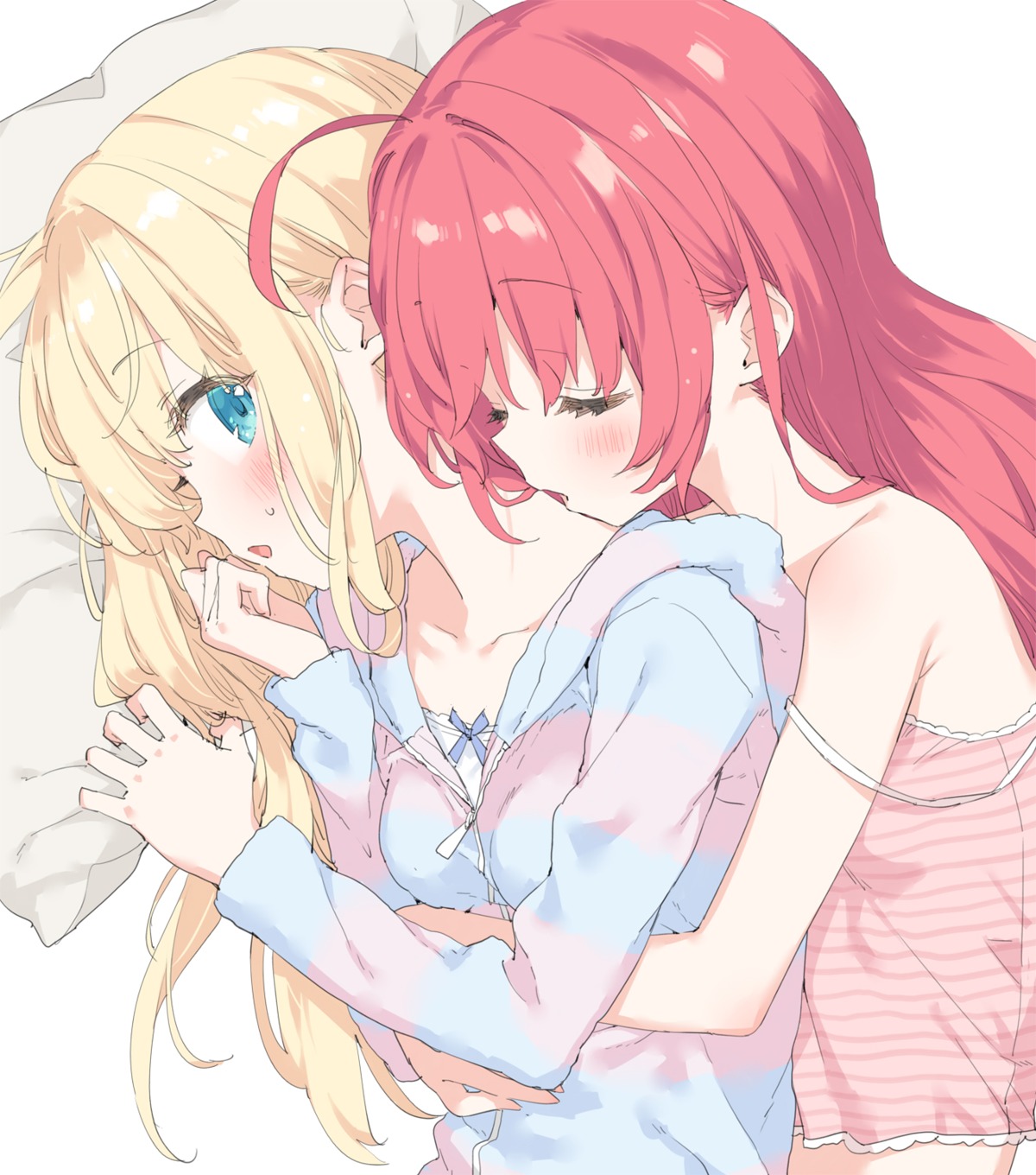 hazuki_watora kani_biimu lingerie loli pajama shimotsuki_potofu yuri