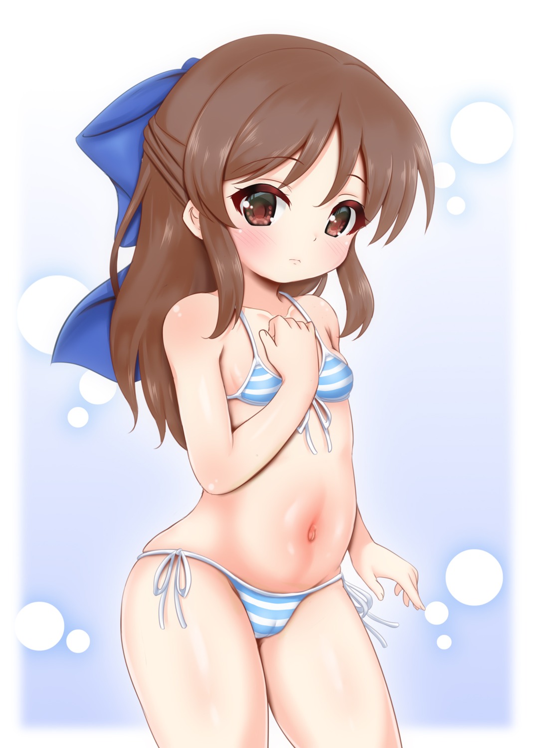 bikini cameltoe hosizora_mikoto loli swimsuits tachibana_arisu the_idolm@ster the_idolm@ster_cinderella_girls the_idolm@ster_cinderella_girls_u149