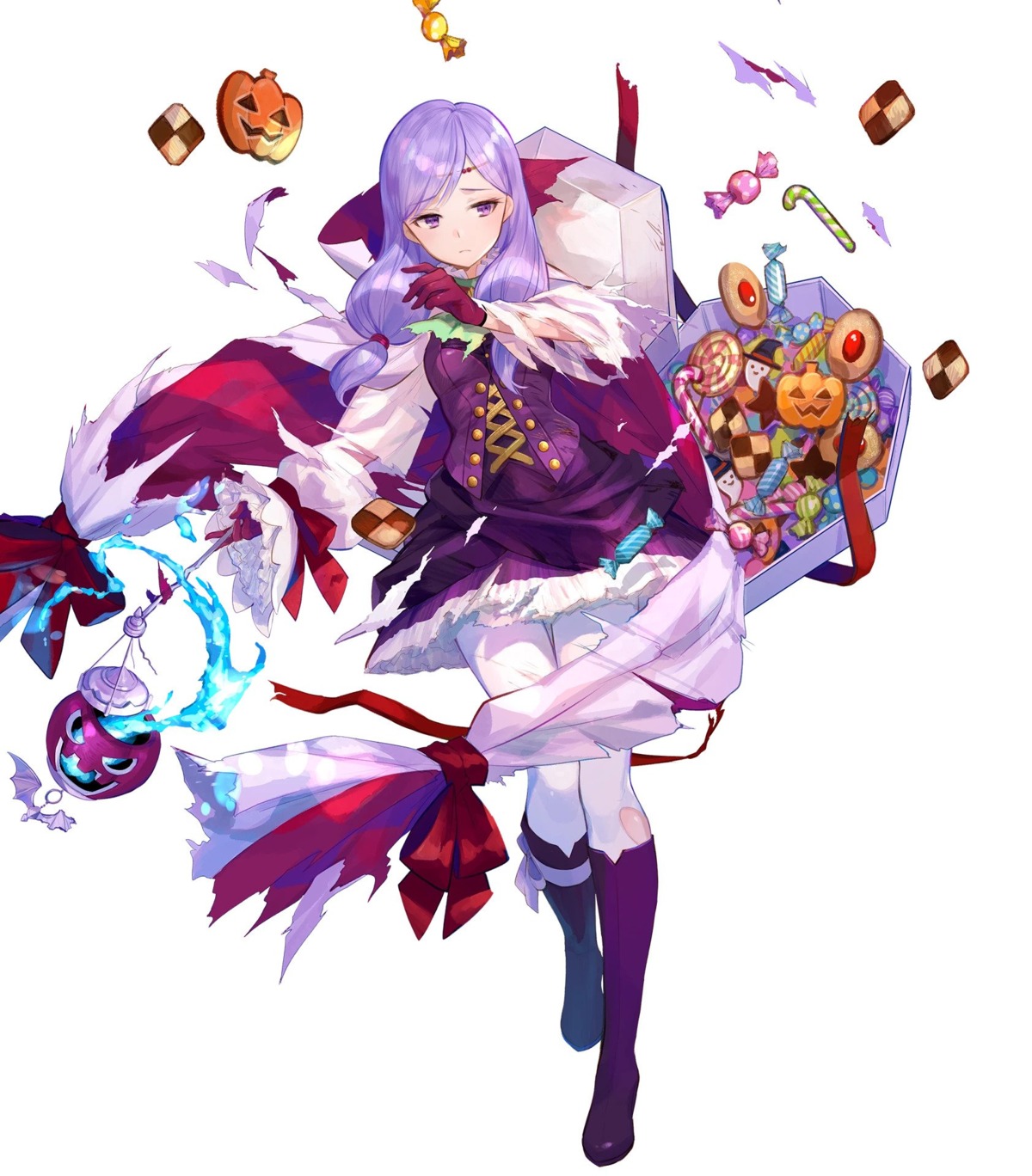 elaice fire_emblem fire_emblem:_souen_no_kiseki fire_emblem_heroes fuzichoko halloween heels nintendo pantyhose torn_clothes