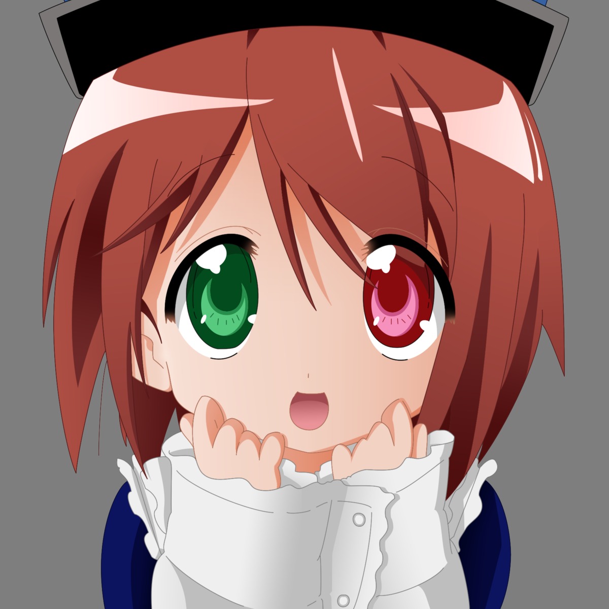 heterochromia hiiragi_tsukasa lucky_star rozen_maiden souseiseki transparent_png vector_trace