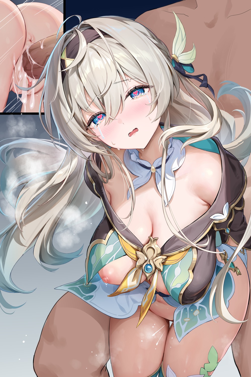 anus ass bottomless breasts cum firefly honkai:_star_rail houkisei nipples no_bra penis pussy pussy_juice sex uncensored