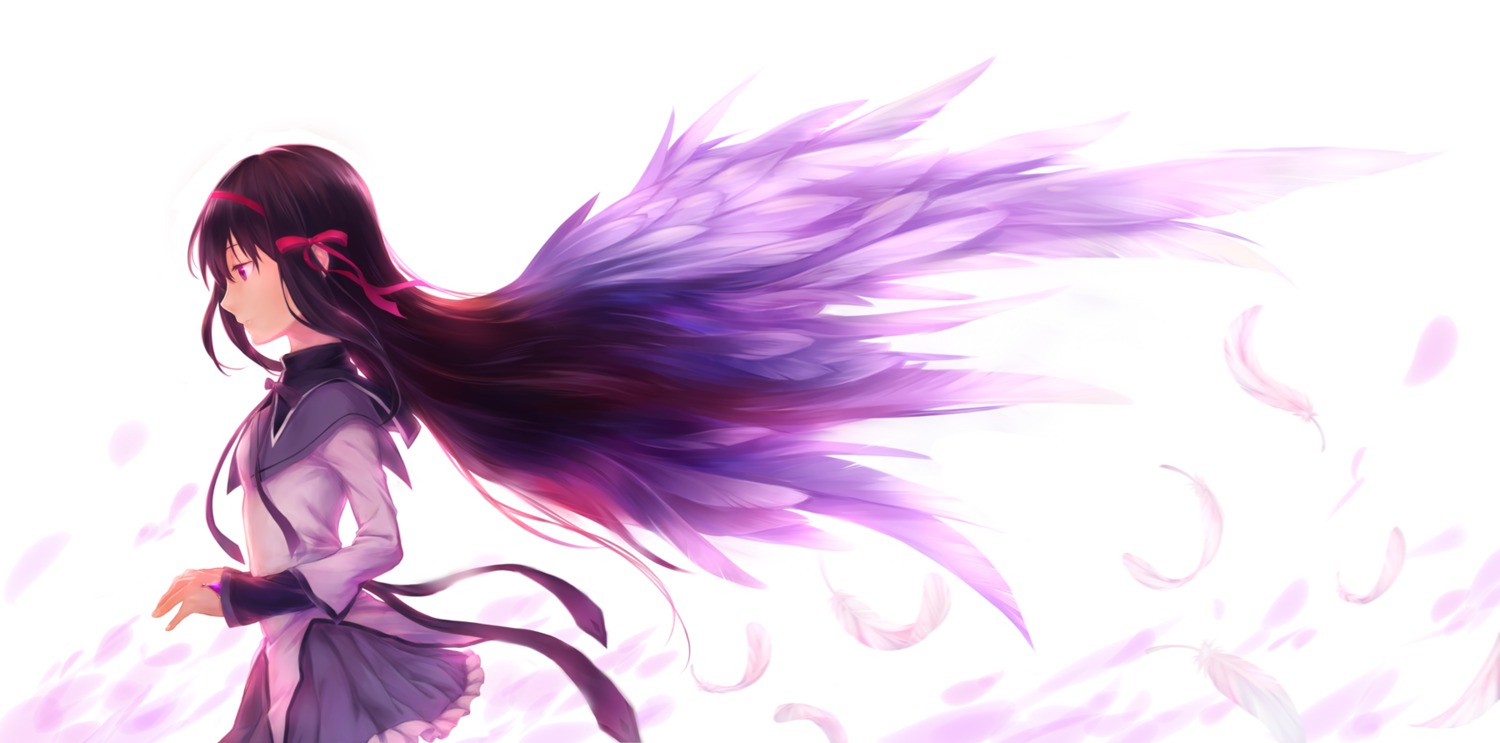 akemi_homura azmodan puella_magi_madoka_magica wings