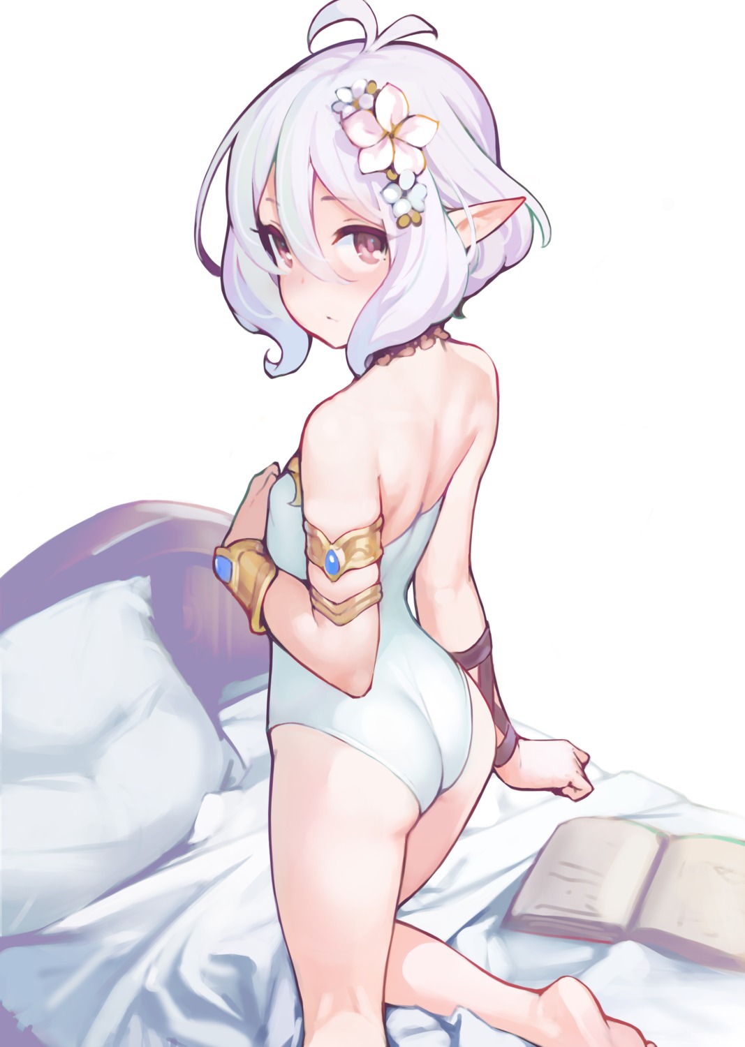 ass ataruman kokkoro pointy_ears princess_connect princess_connect!_re:dive swimsuits