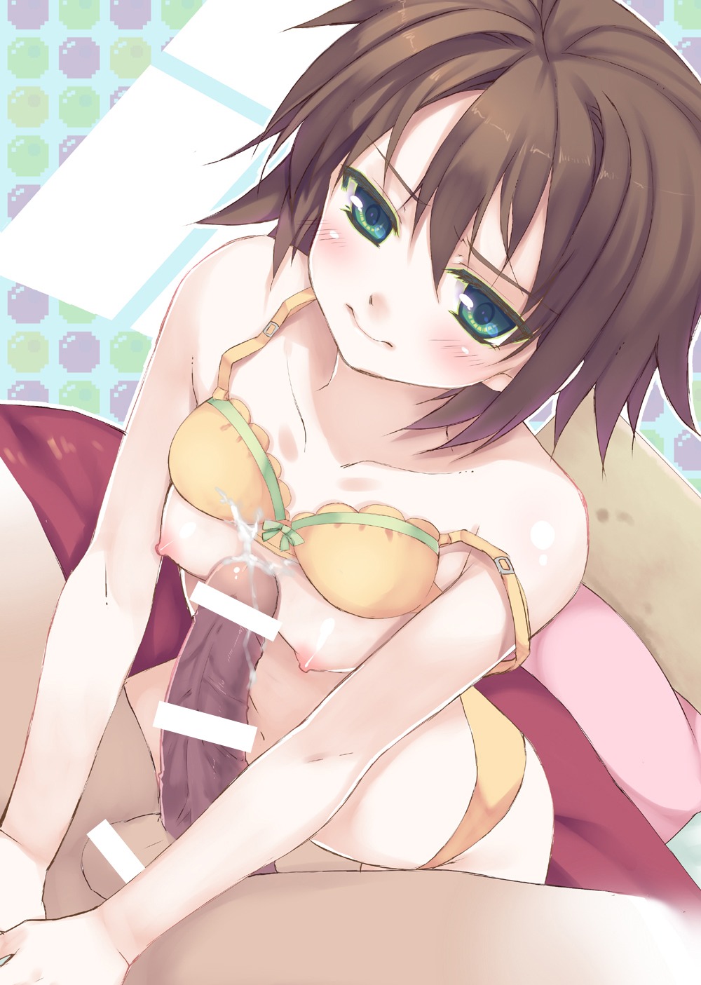 bra breasts censored cum loli nipples pantsu penis tagme triangle!