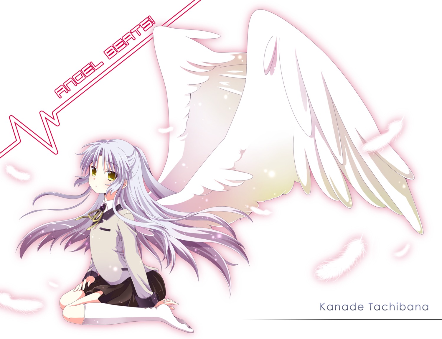 angel_beats! kureno tachibana_kanade wings