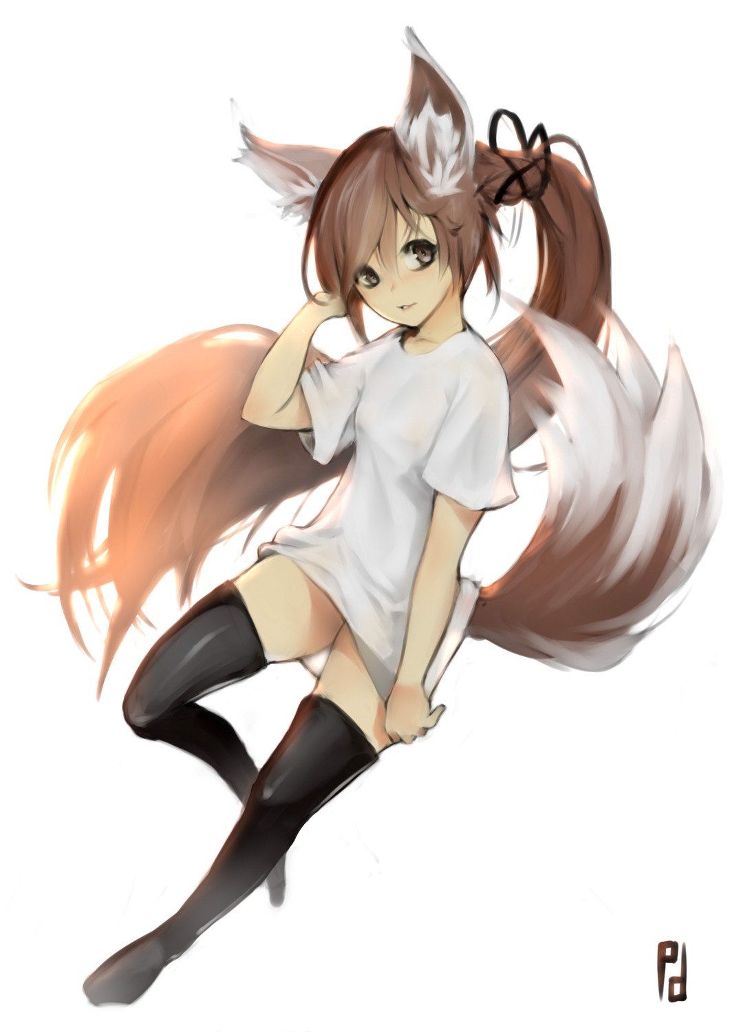 animal_ears tagme tail thighhighs