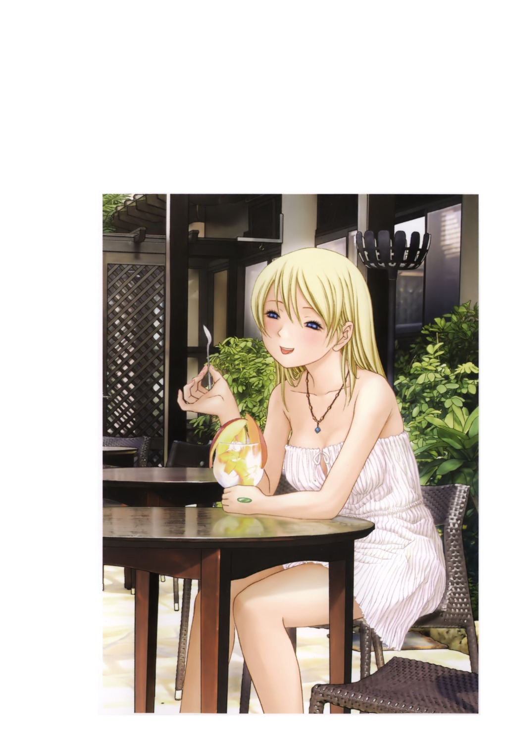 btooom! dress himiko_(btooom!) inoue_junya summer_dress