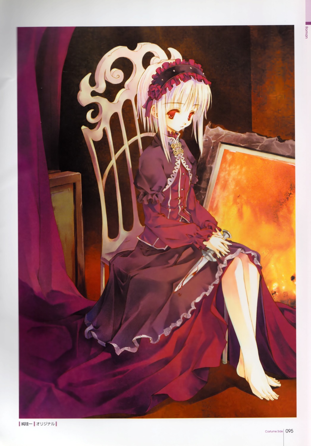 blood dress lolita_fashion sumi_keiichi