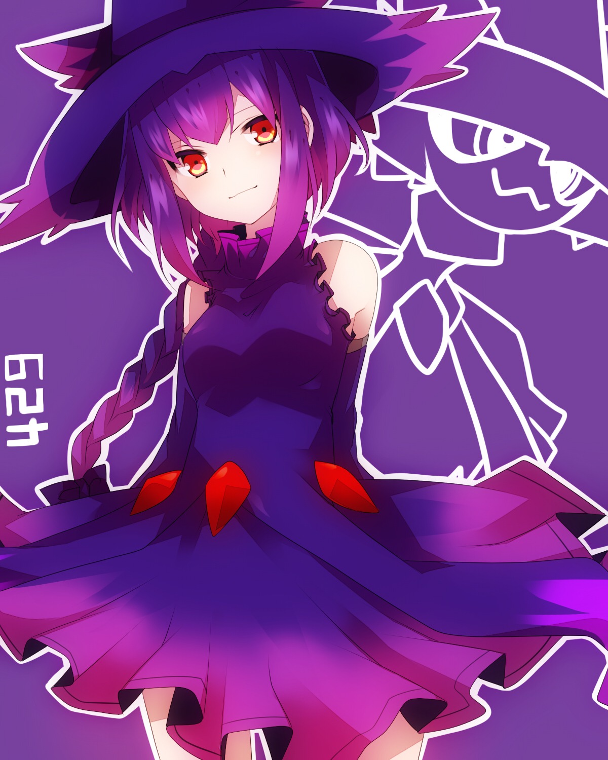 anthropomorphization dress mismagius pokemon takeshima_eku