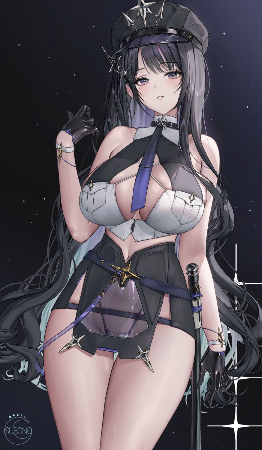 no_bra pantsu see_through subong weapon