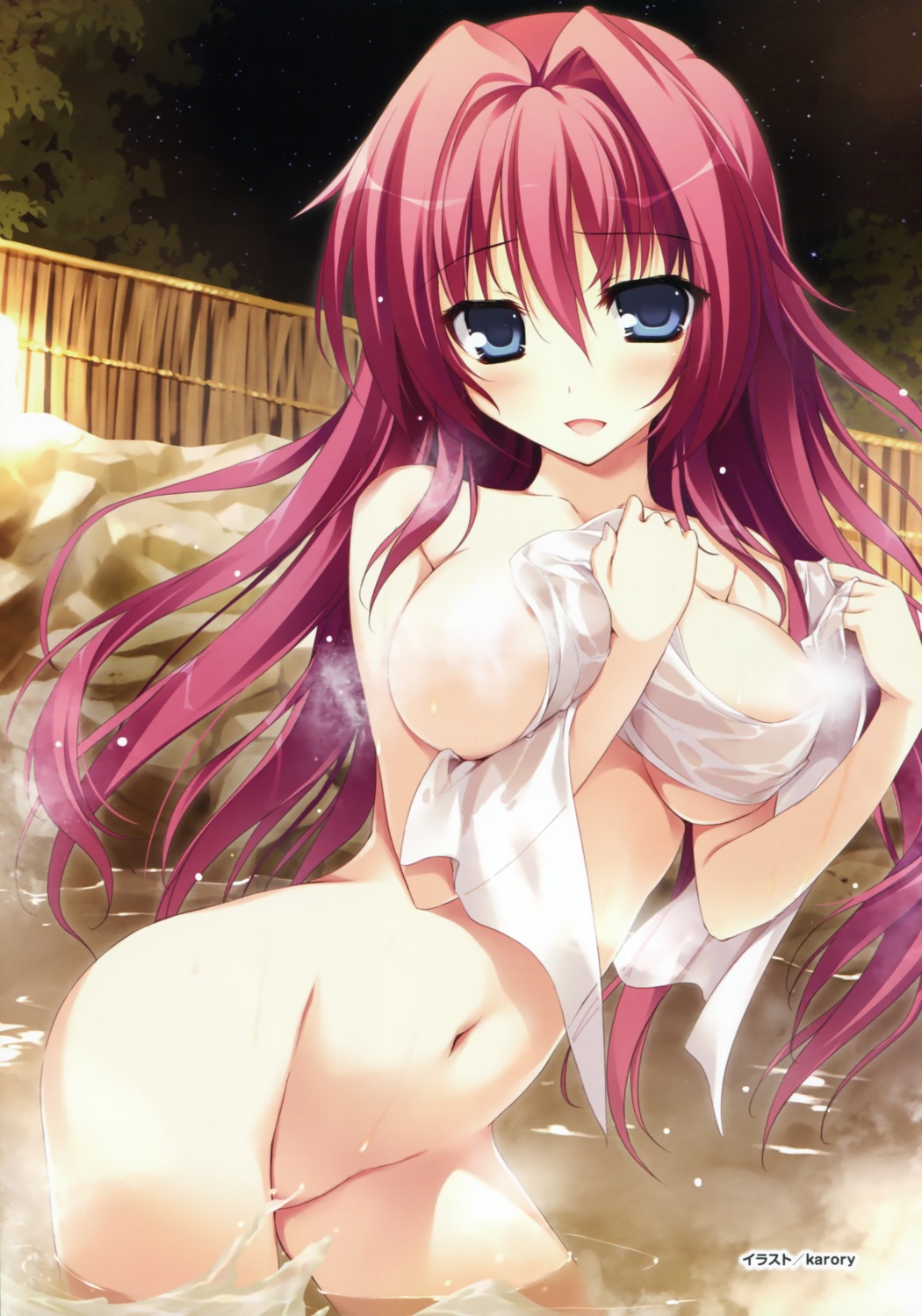 asukai_hiiro censored feng karory naked onsen towel wet yume_to_iro_de_dekiteiru