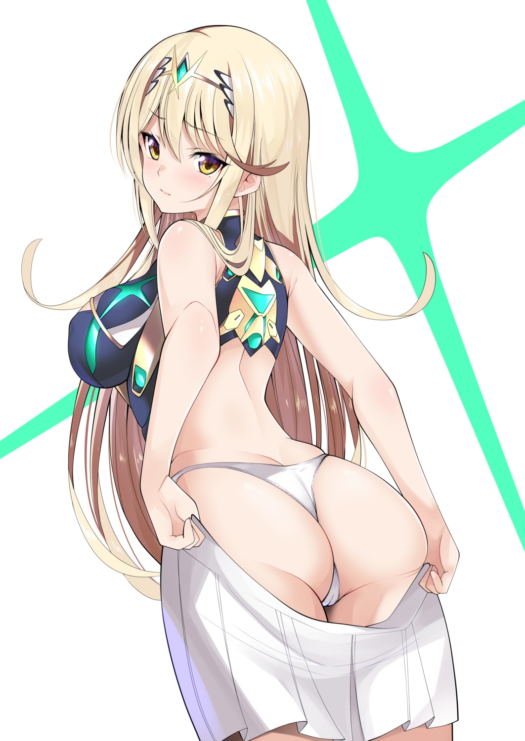 ass cameltoe daive hikari_(xenoblade_2) pantsu thong undressing xenoblade xenoblade_chronicles_2