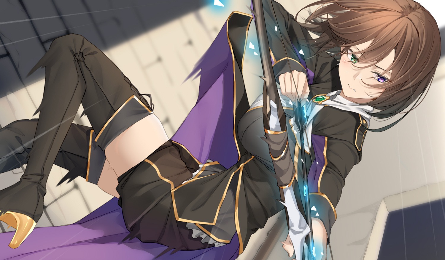 heels pallad thighhighs weapon