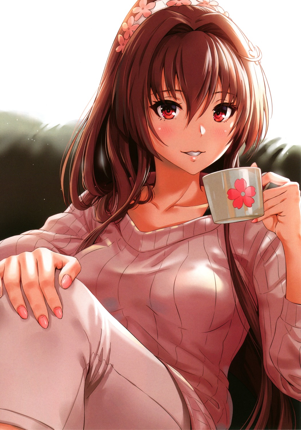 kantai_collection sakiyamama screening sweater yamato_(kancolle)