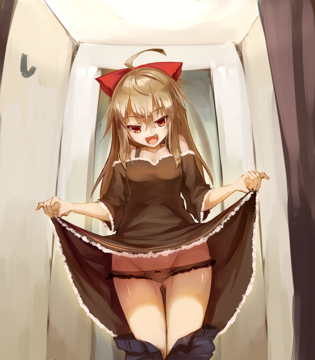 dress pantsu panty_pull skirt_lift sue_sgr_u