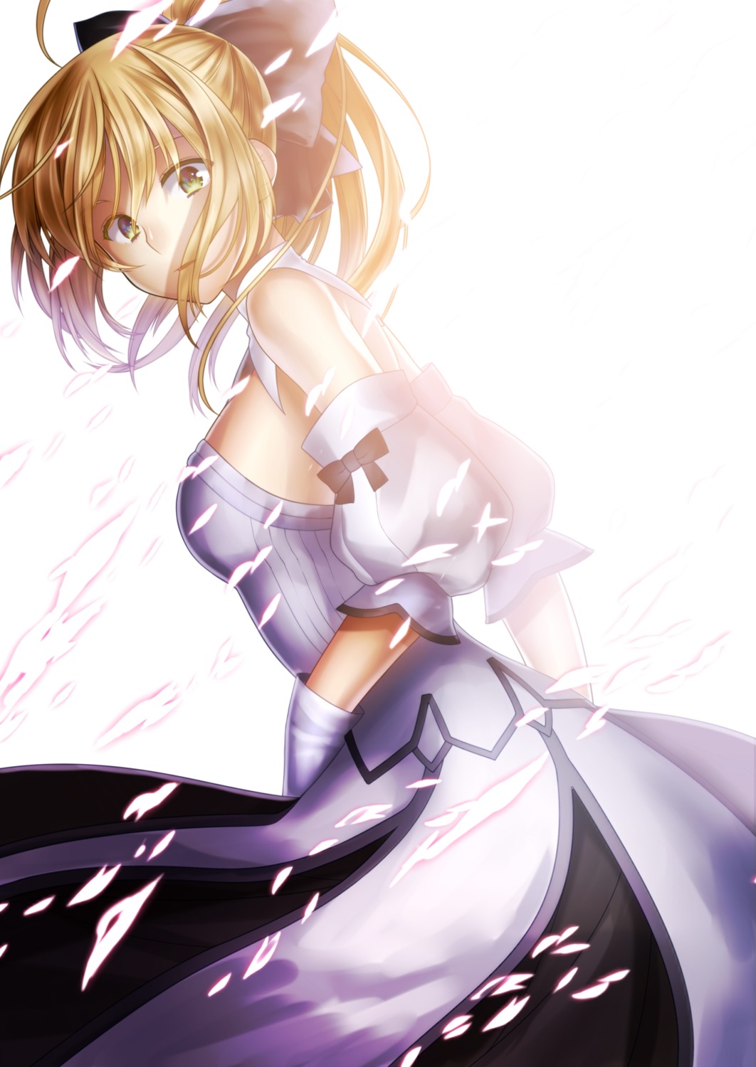dress fate/stay_night fate/unlimited_codes ryuuki_(hydrangea) saber saber_lily