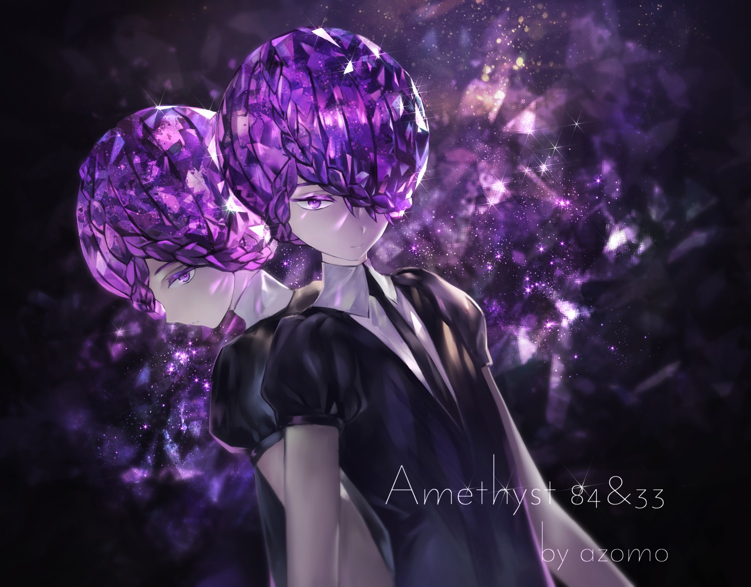 amethyst_(houseki_no_kuni) azomo houseki_no_kuni