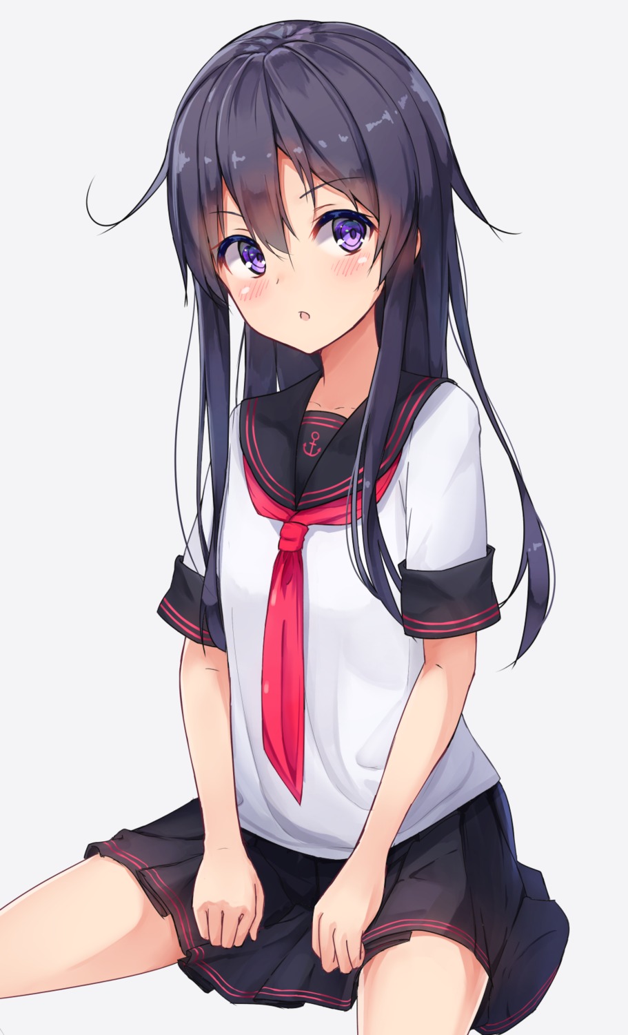 akatsuki_(kancolle) hachitainu kantai_collection seifuku