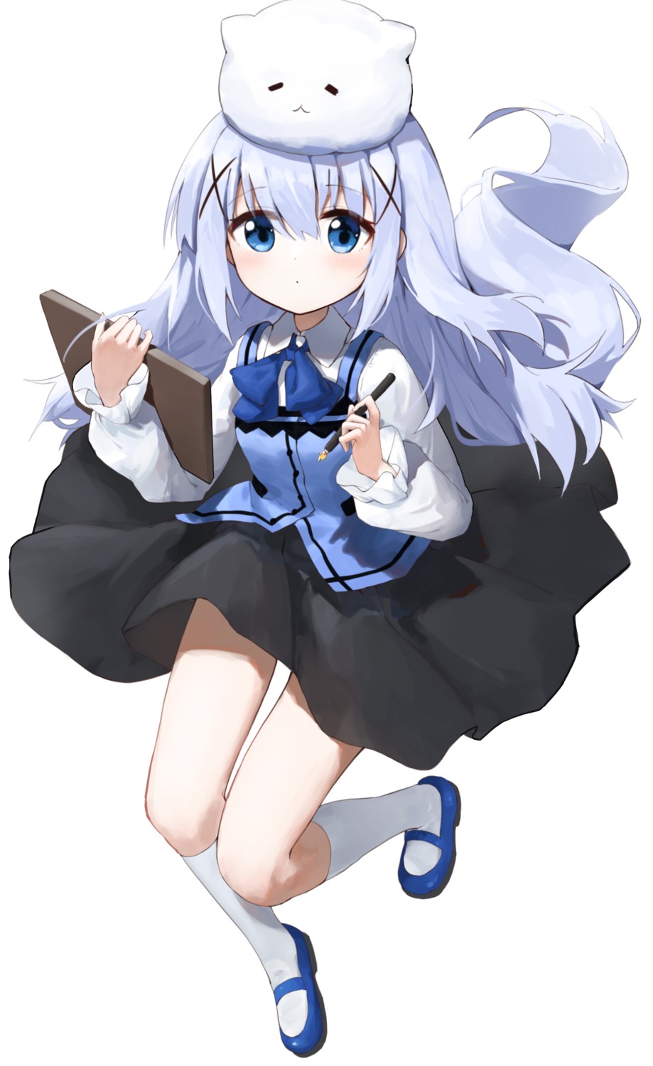 gochuumon_wa_usagi_desu_ka? kafuu_chino sentter tippy_(gochiusa) waitress