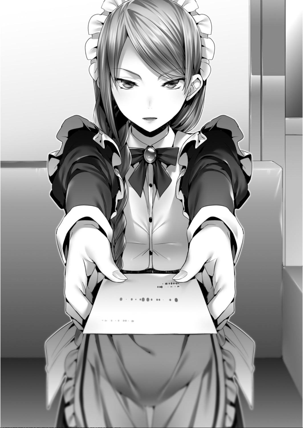 hisasi maid monochrome monogusa_neneko_no_taida_na_tanteicho