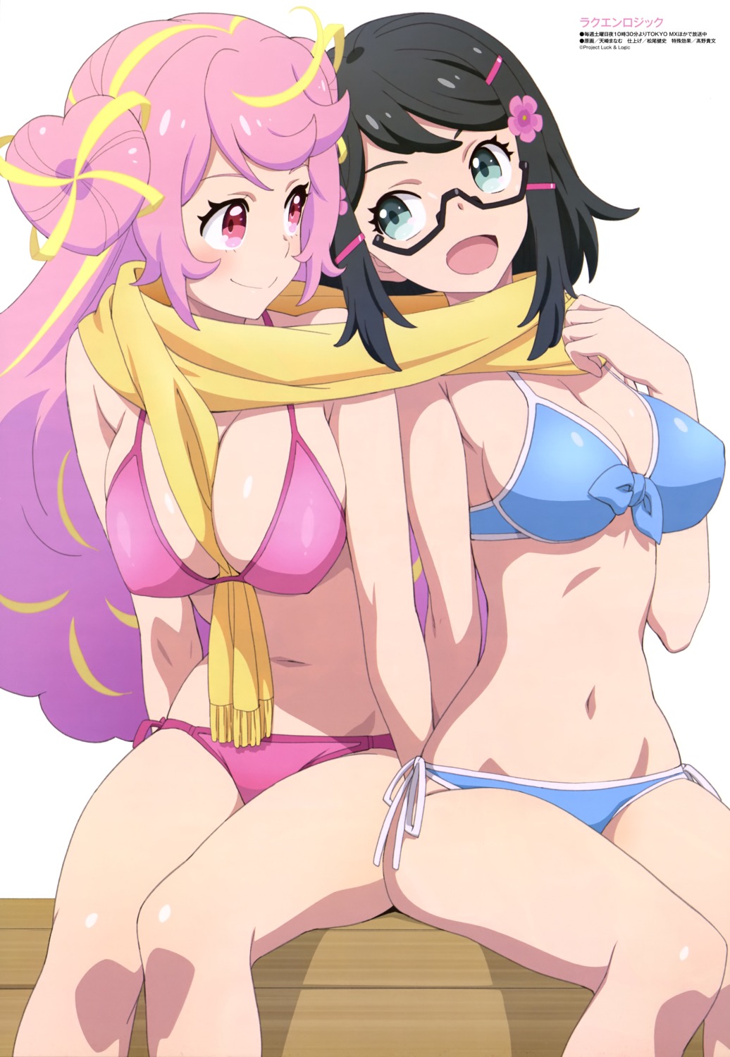 amasaki_manamu bikini luck_and_logic megane swimsuits venus_(luck_and_logic) yurine_tamaki