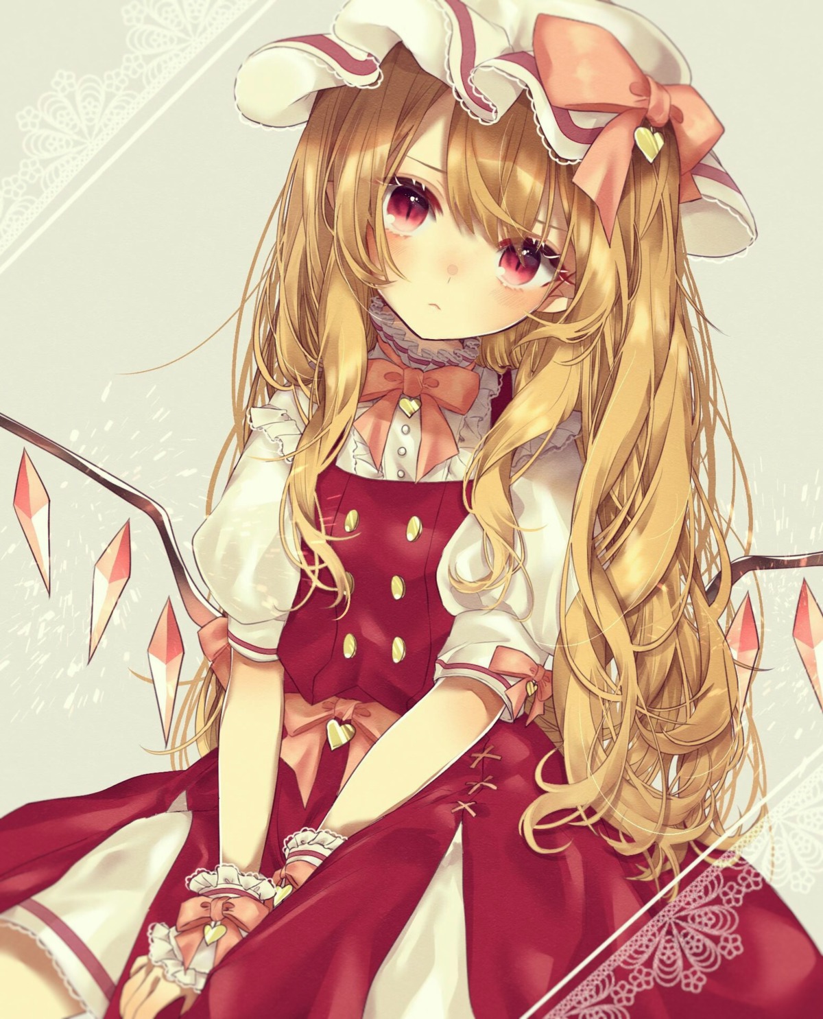 flandre_scarlet touhou wings youtan