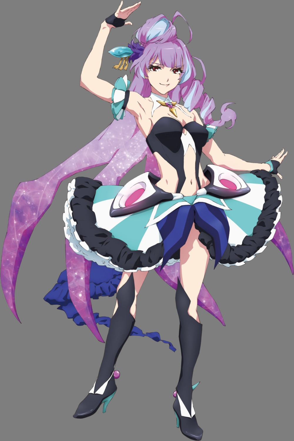 cleavage heels macross macross_delta mikumo_guynemer skirt_lift tagme transparent_png