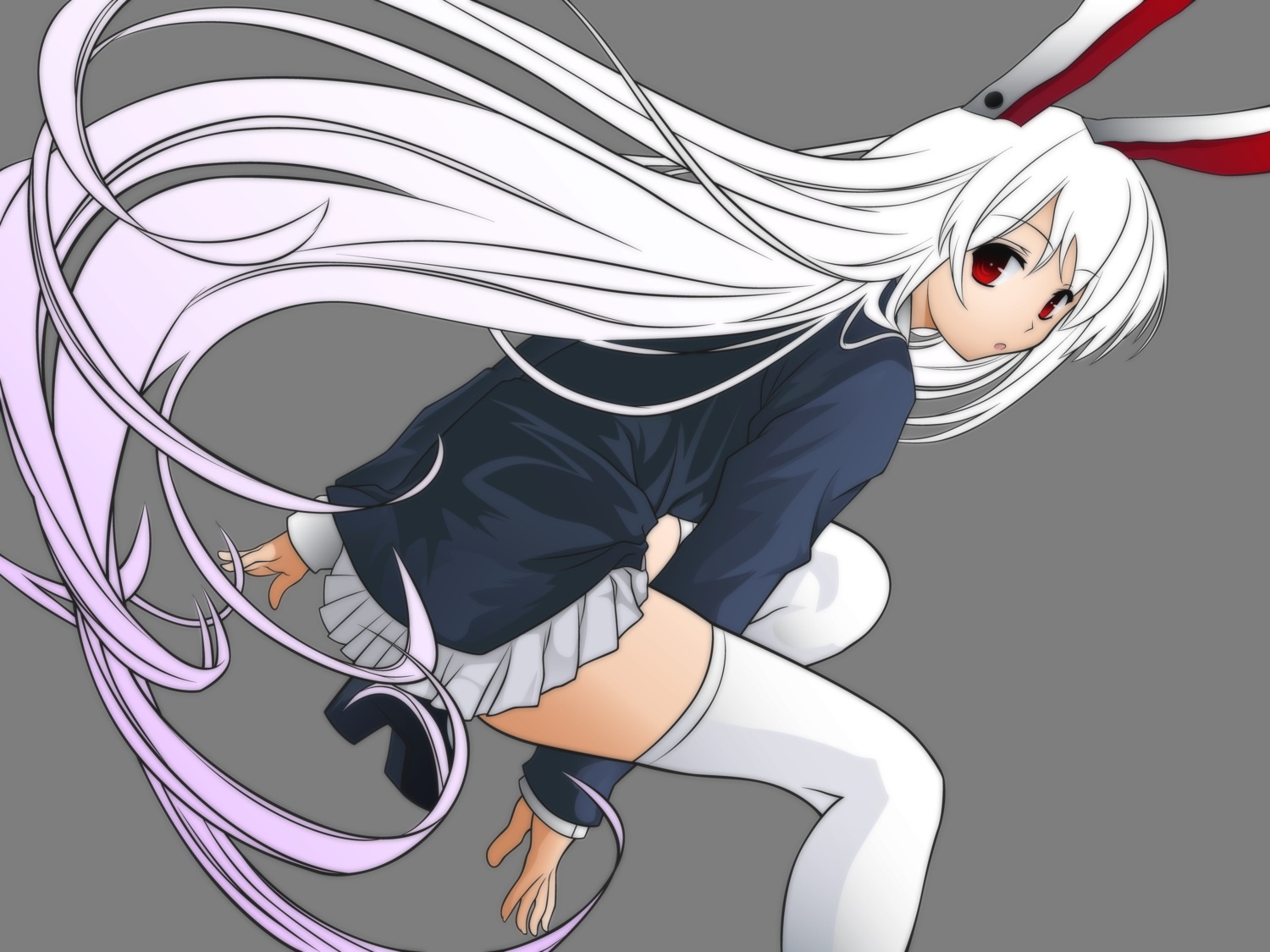 cradle misaki_kurehito reisen_udongein_inaba thighhighs touhou transparent_png vector_trace