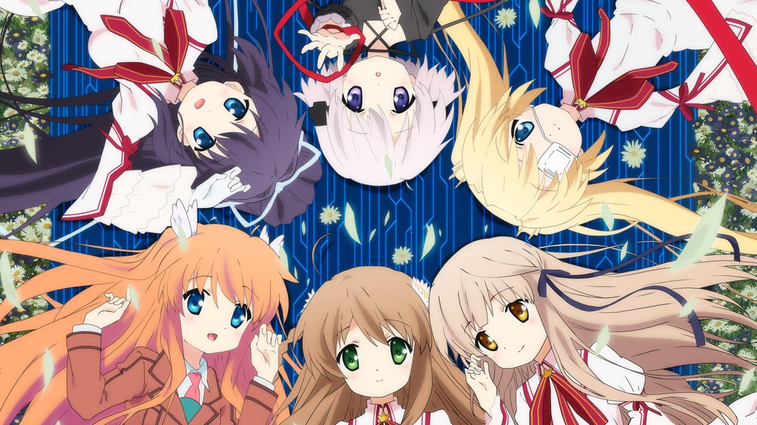 disc_cover eyepatch kagari_(rewrite) kanbe_kotori key konohana_lucia nakatsu_shizuru ootori_chihaya rewrite seifuku senri_akane tagme wallpaper