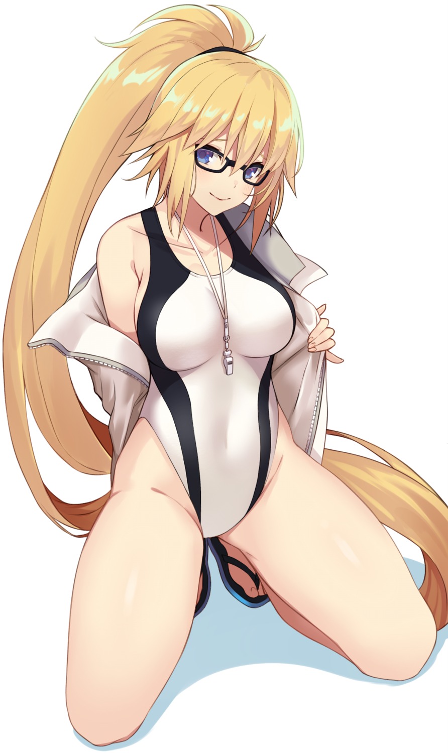 fate/grand_order jeanne_d'arc jeanne_d'arc_(fate) megane sukebewe swimsuits