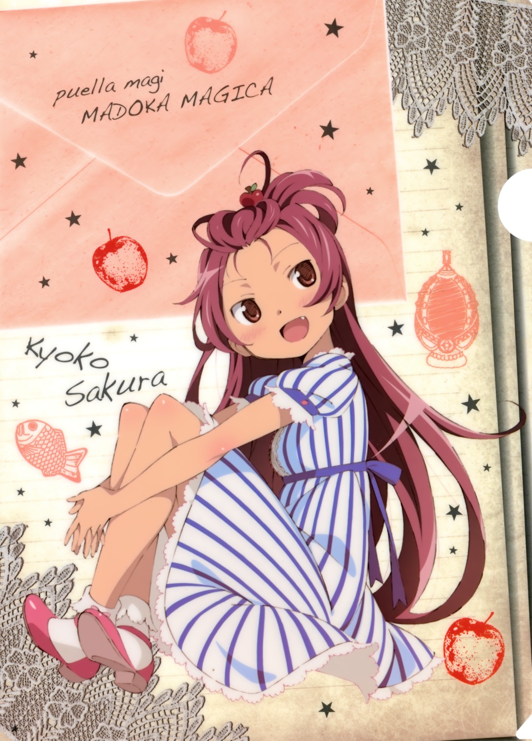 dress mahou_shoujo_madoka_magica sakura_kyouko