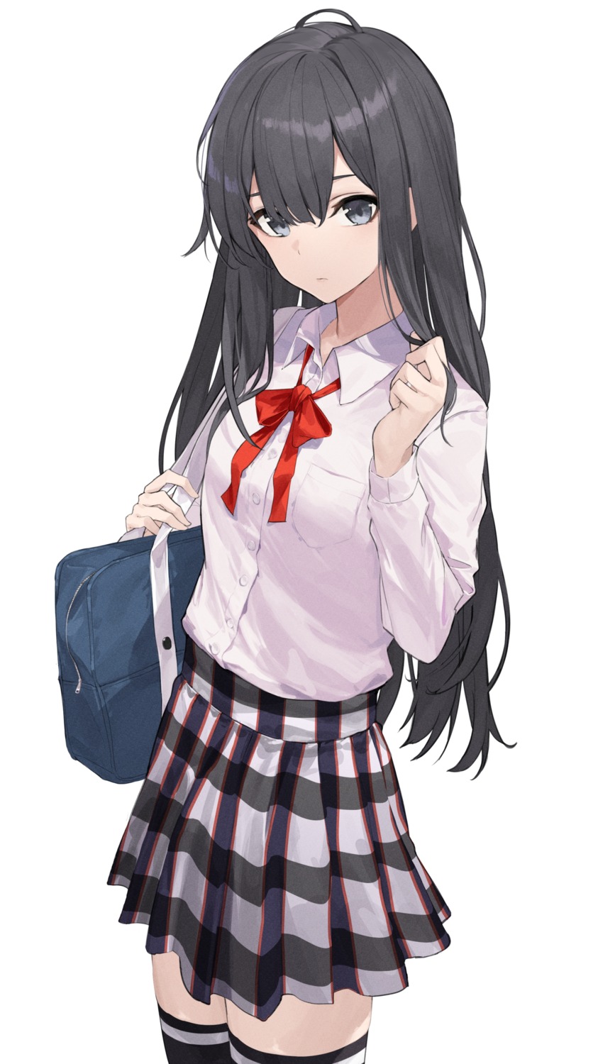 seifuku star741 thighhighs yahari_ore_no_seishun_lovecome_wa_machigatteiru. yukinoshita_yukino