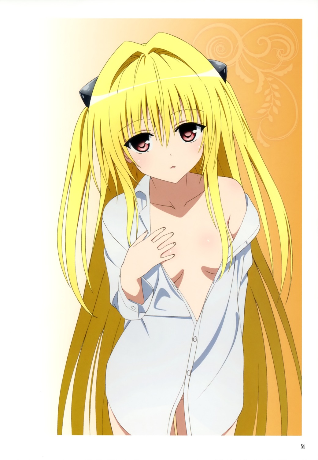 golden_darkness no_bra nopan open_shirt to_love_ru