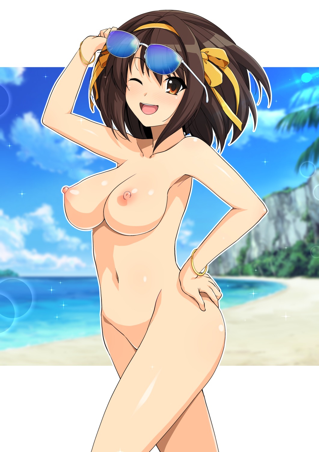 haruhisky megane naked nipples suzumiya_haruhi suzumiya_haruhi_no_yuuutsu