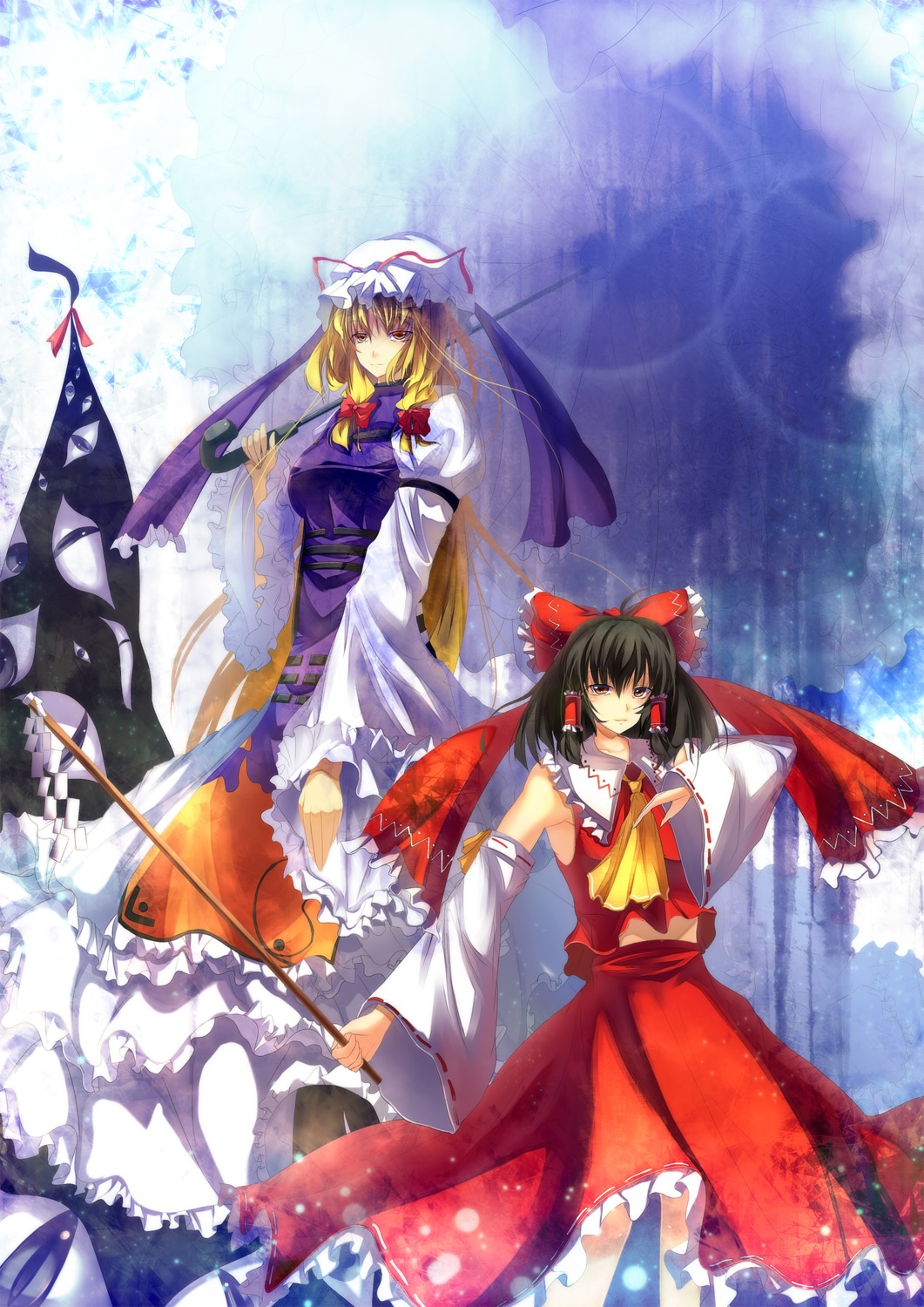 eho_(icbm) hakurei_reimu touhou yakumo_yukari