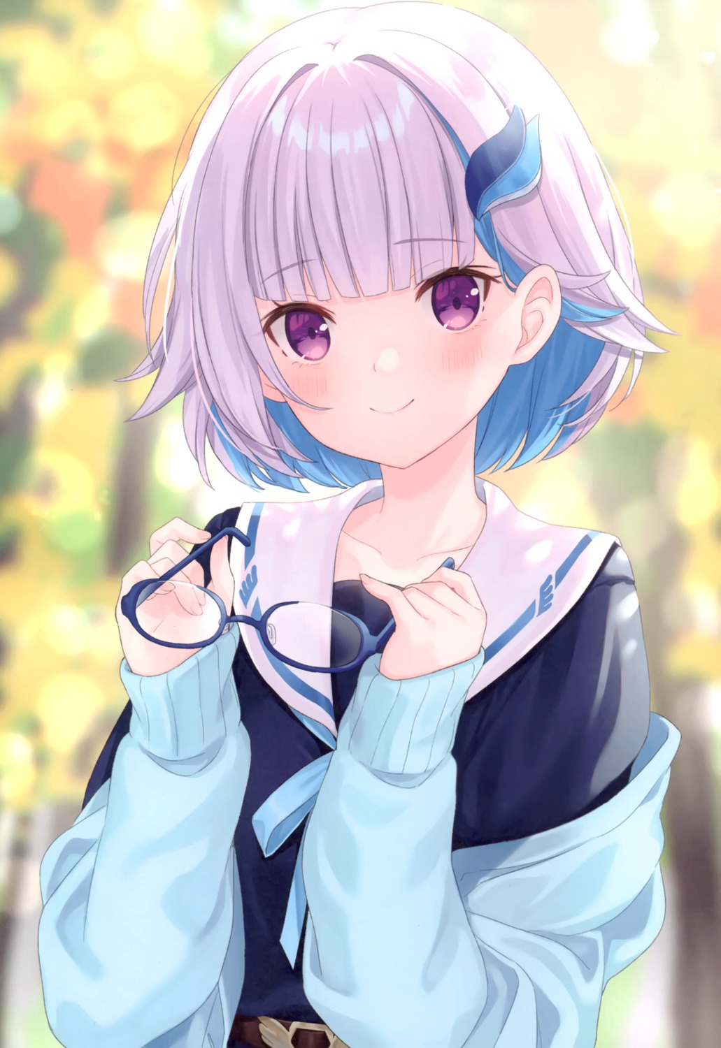 jimmy lize_helesta megane nijisanji seifuku sweater