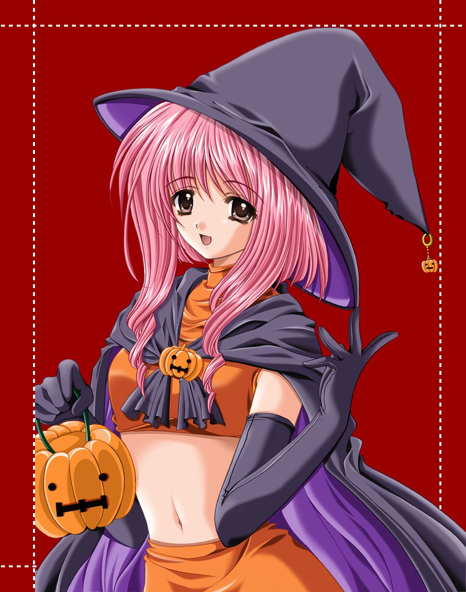 halloween nishimata_aoi witch